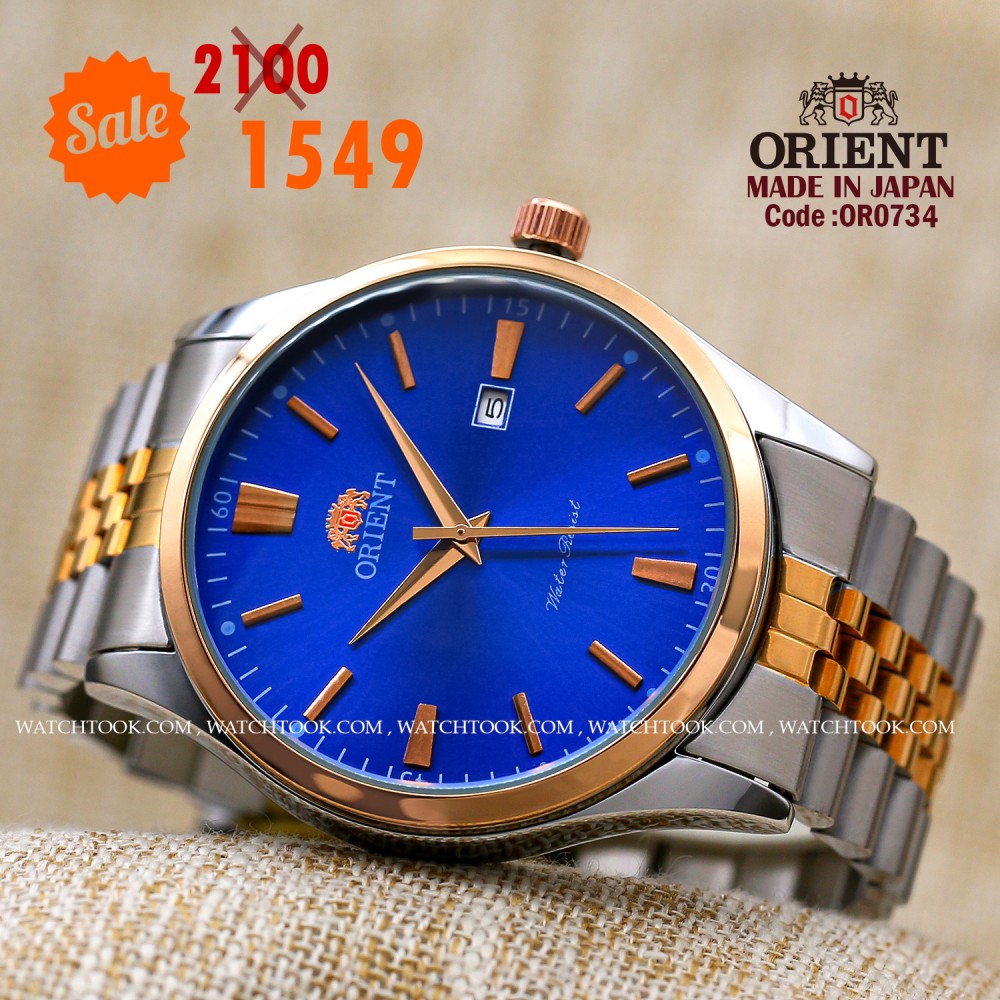 Orient quartz 1y warranty code OR0734