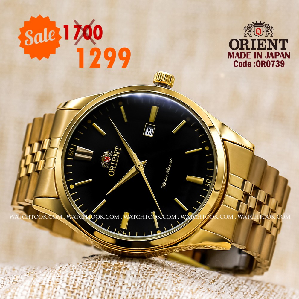 Orient quartz 1y warranty code OR0739