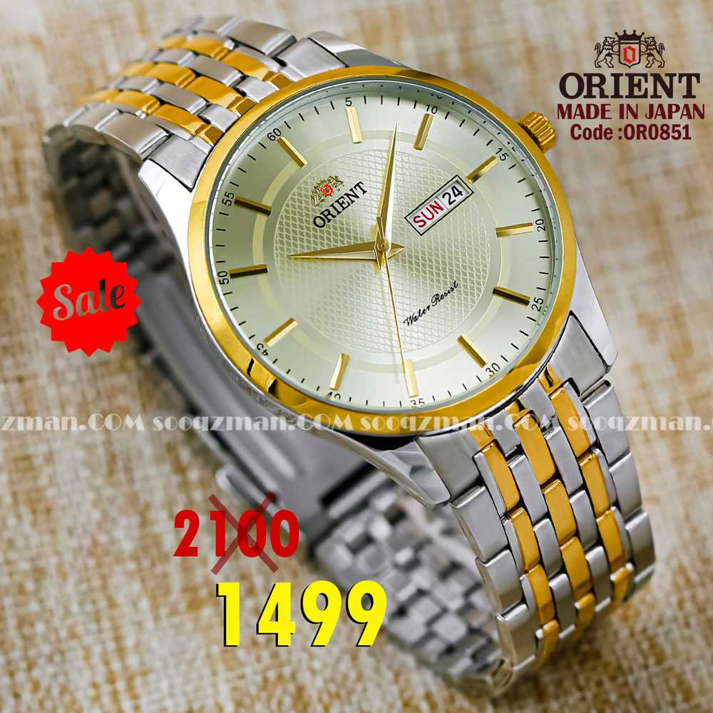 Orient quartz 1y warranty code OR0851