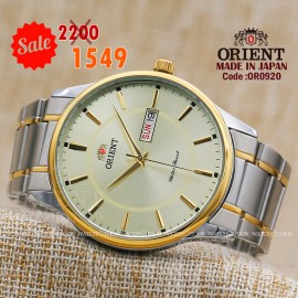 Orient quartz 1y warranty code OR0920