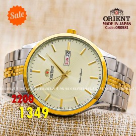 Orient quartz 1y warranty code OR0981