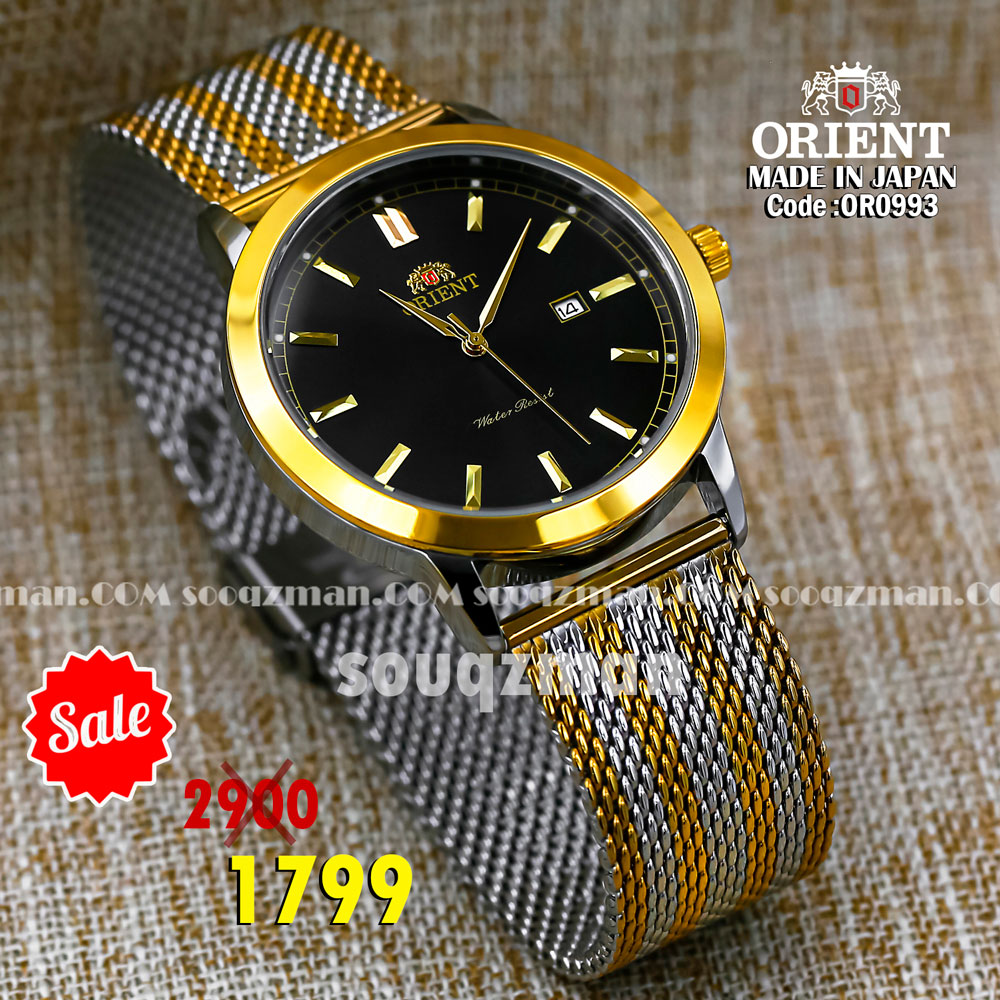 Orient quartz 1y warranty code OR0993
