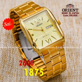 Orient quartz 1y warranty code or1008