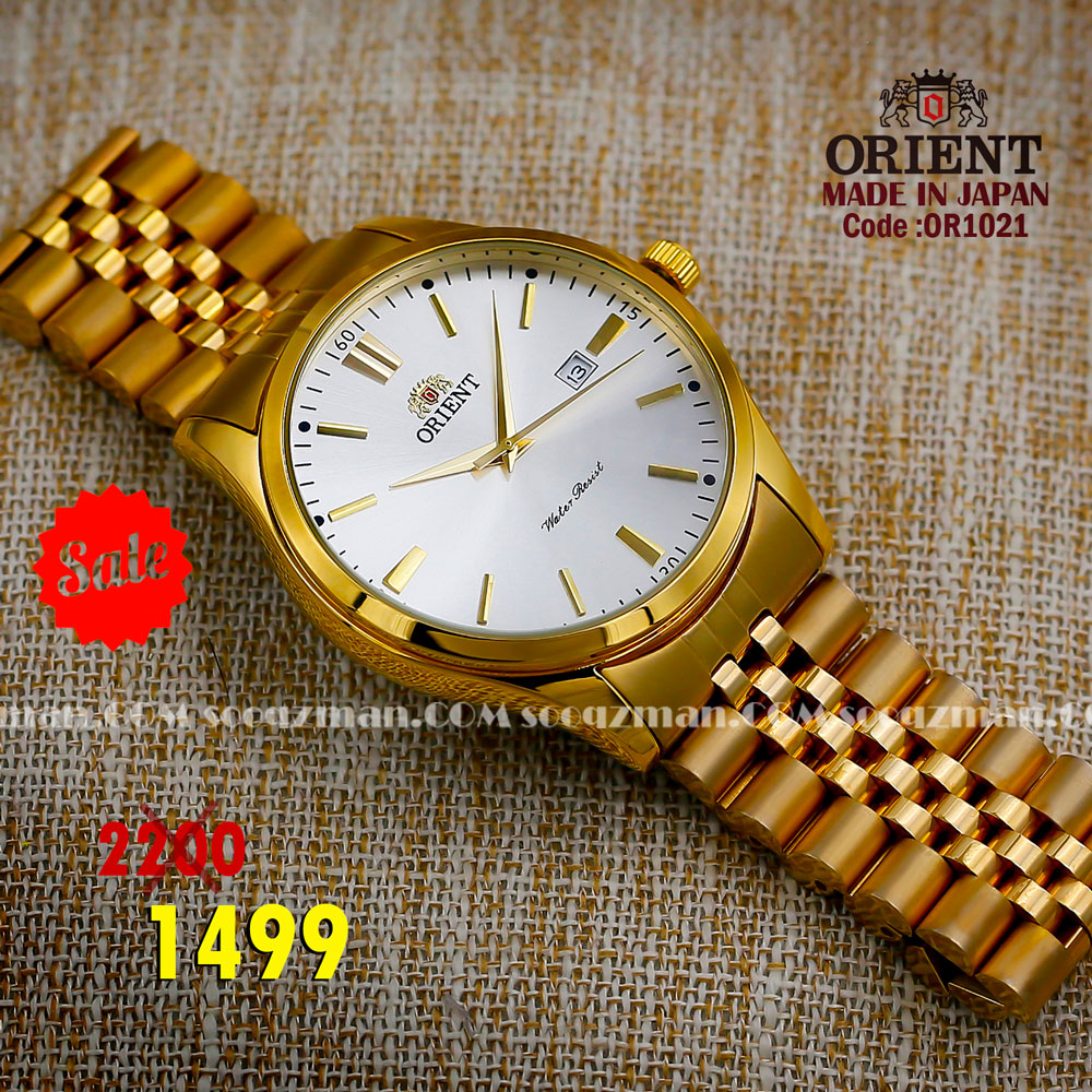 Orient quartz 1y warranty code or1021