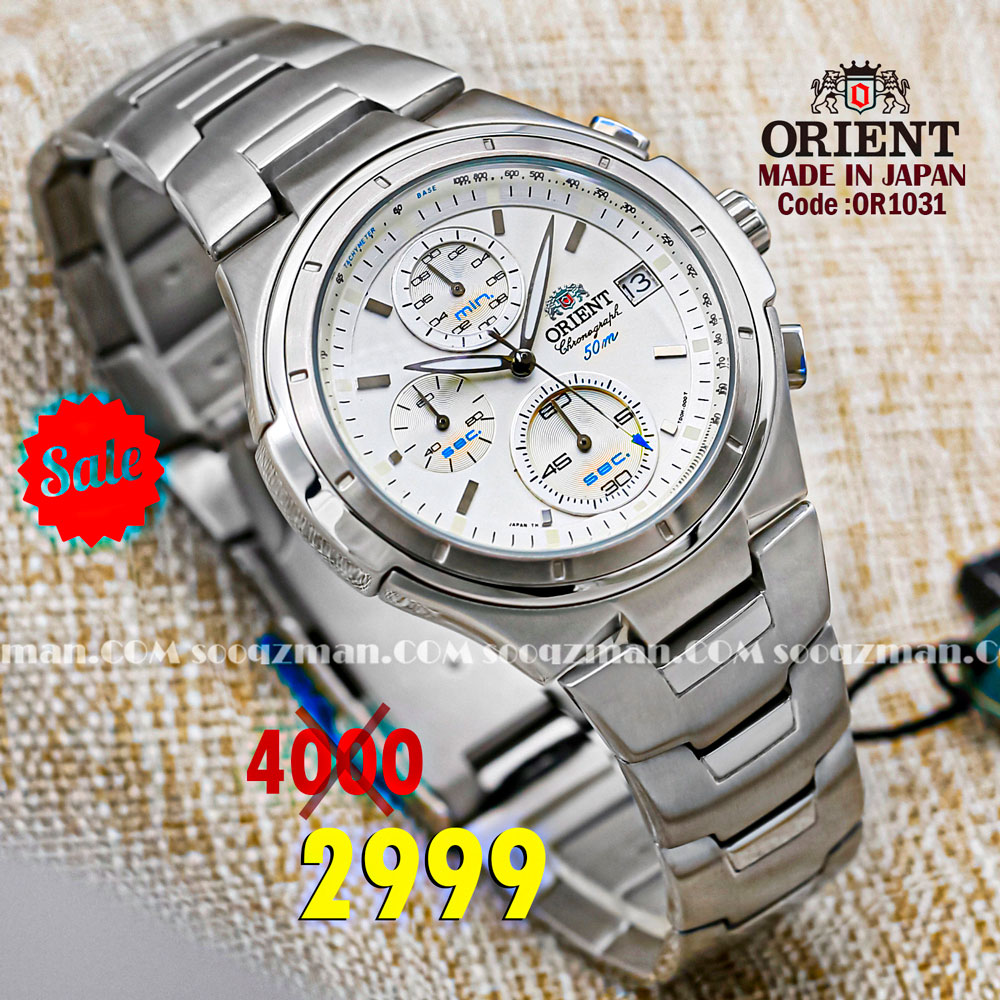 Orient quartz 1y warranty code or1031