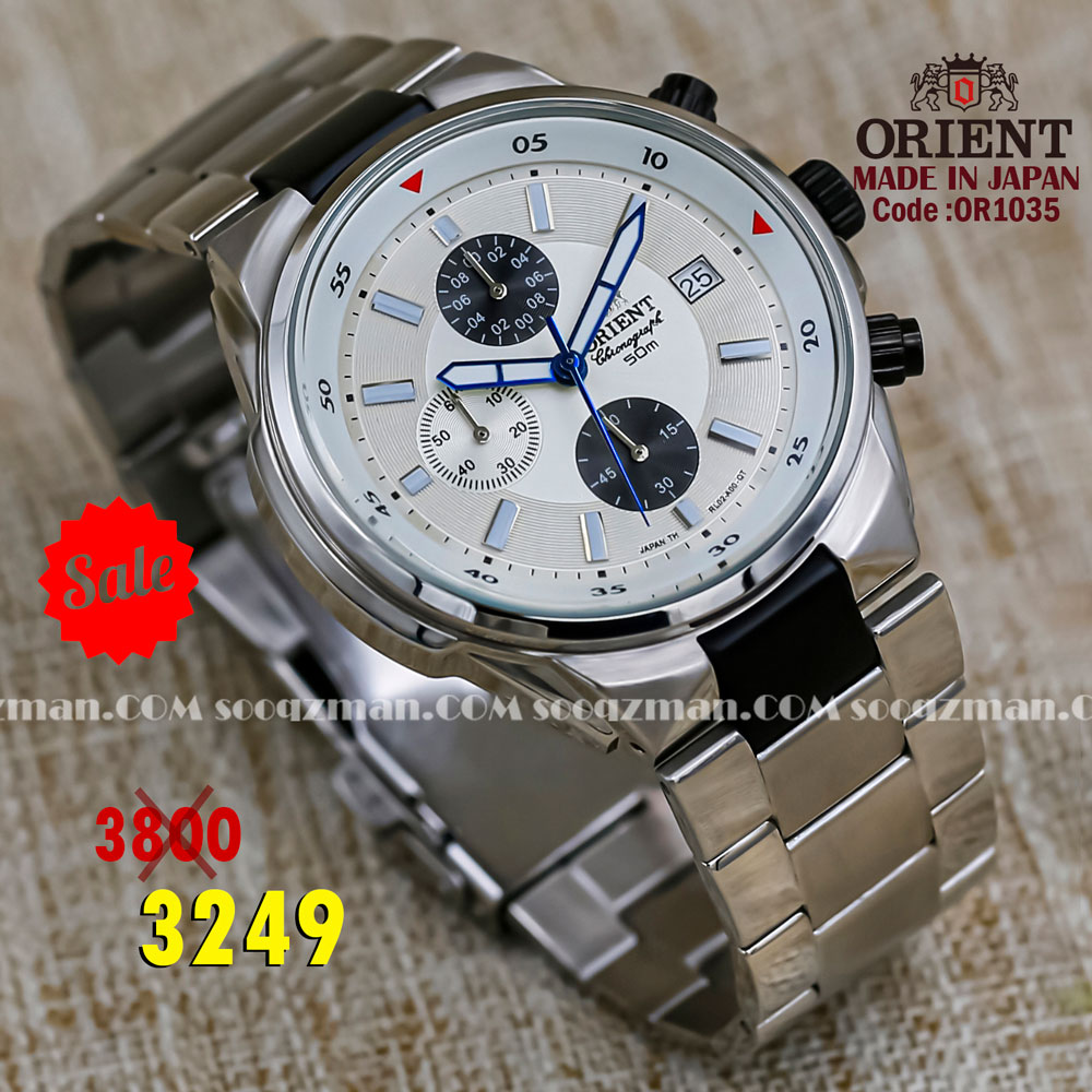 Orient quartz 1y warranty code or1035