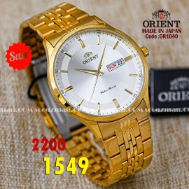 Orient quartz 1y warranty code or1040