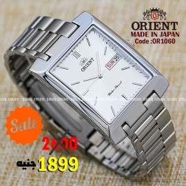 Orient for men steel gold plate gold code OR1060