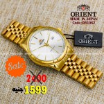 Orient for men steel gold plate gold code OR1062
