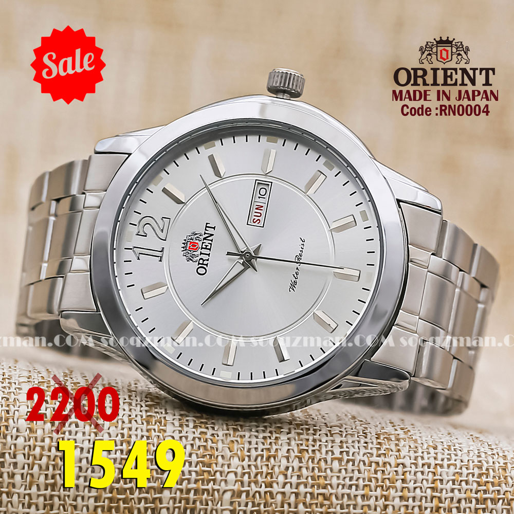 Orient quartz 1y warranty code RN0004