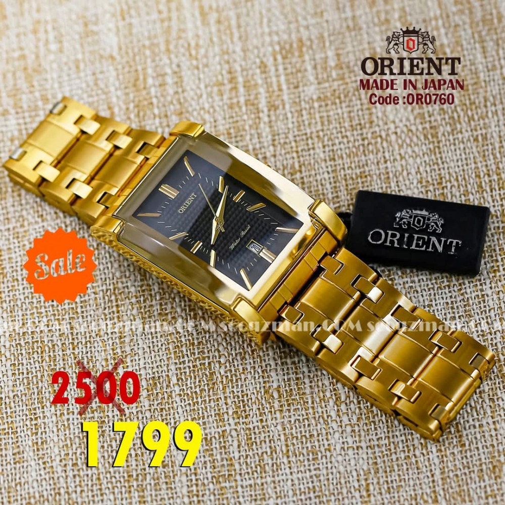 Orient quartz 1y warranty code OR0839