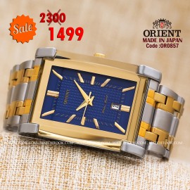 Orient quartz 1y warranty code OR0857
