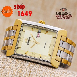 Orient quartz 1y warranty code OR0875