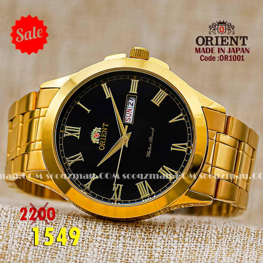 Orient quartz 1y warranty code or1001