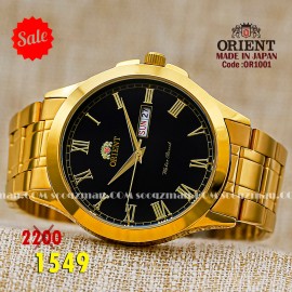 Orient quartz 1y warranty code or1001
