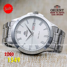 Orient quartz 1y warranty code or1006