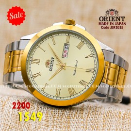 Orient quartz 1y warranty code or1015