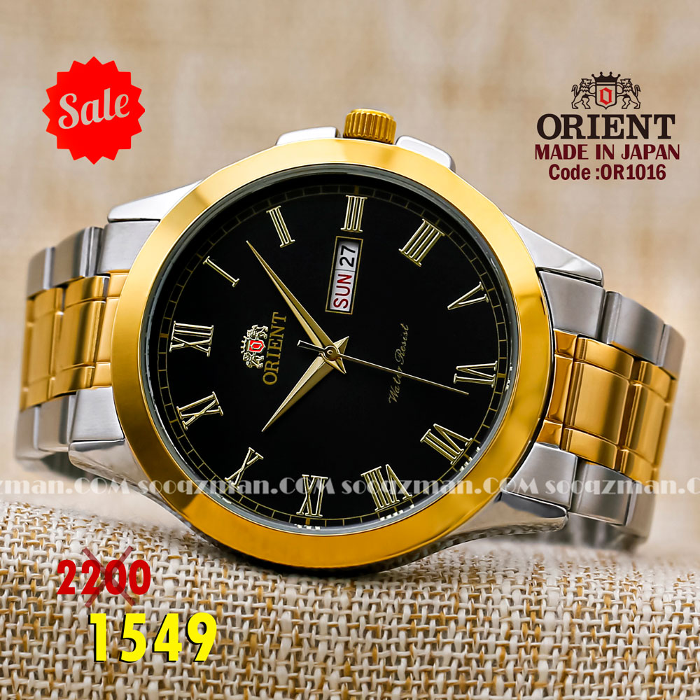 Orient quartz 1y warranty code or1016