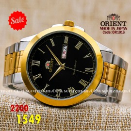 Orient quartz 1y warranty code or1016