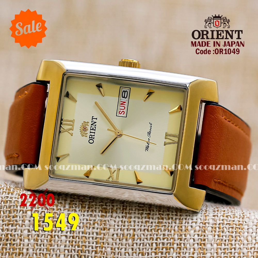 Orient quartz 1y warranty code or1049